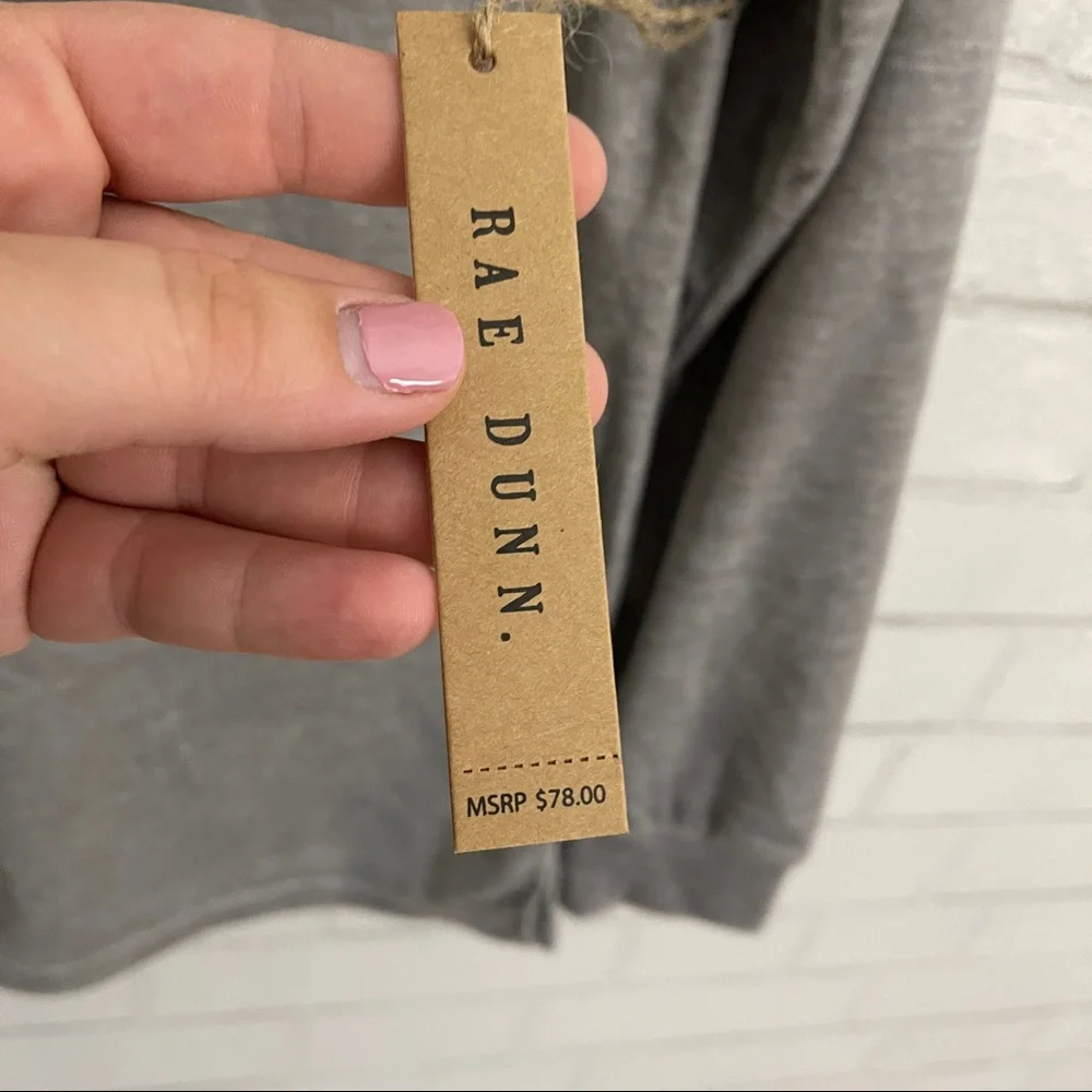 Rae Dunn “Be Kind.” Velour Long Sleeve Top - Picture 10 of 12